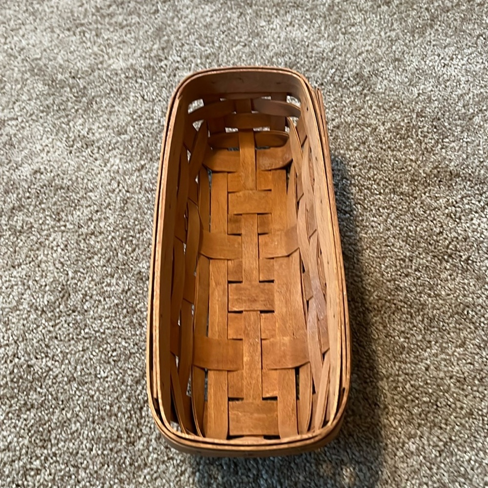 Vintage Longaberger Cracker Basket Handwoven